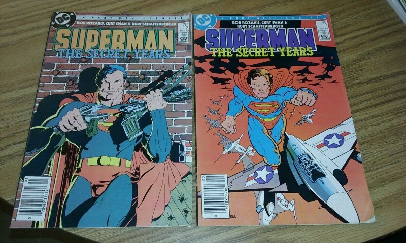 DC Superman: The Secret Years # 1-4 COMPLETE SET In fine Condition lot run movie