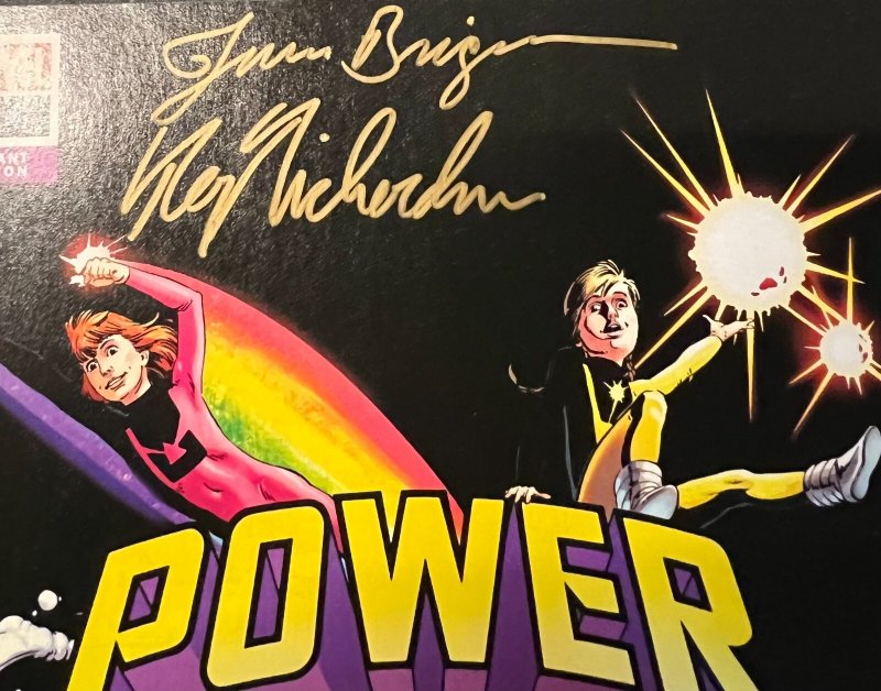 Power Pack #1 2020 June Brigman 1:100 Signed Variant Marvel Comics EB114