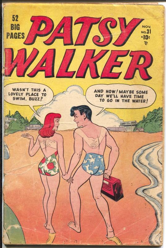 Patsy Walker #31 1950-Atlas-swimsuit cover-52 page issue-G