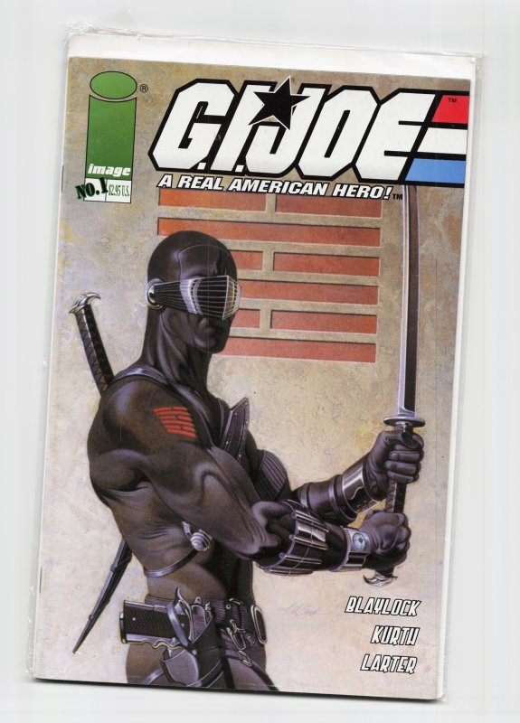 G.I. Joe: A Real American Hero #1 Second Print Cover (2001) G.I. Joe