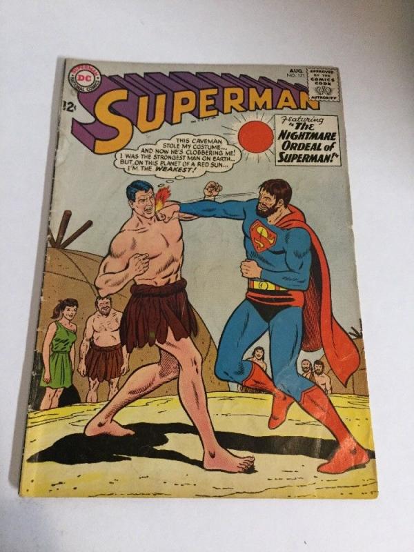 Superman 171 Vg Very Good 4.0 Silver Age