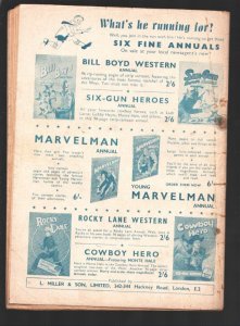 Lash LaRue #111 1963-Cover did not appear on U.S. issue-Back photo ad for Bri...