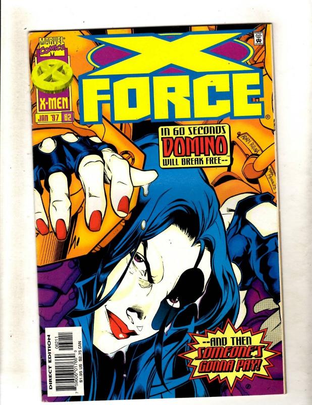 Lot Of 12 X-Force Marvel Comic Books # 56 57 58 59 60 61 62 64 65 66 67 68 J360