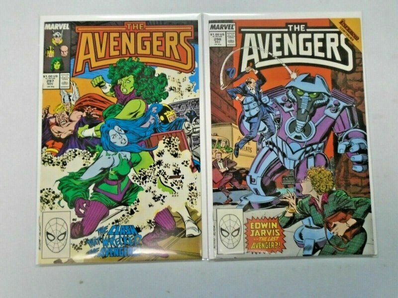 Avengers Comic Lot From #250-298 42 Diff Average 7.0 (Range 6.0 - 8.0) (1984-88)