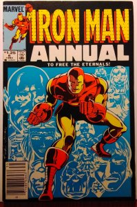 Iron Man Annual #6 CPV Newsstand (1983)