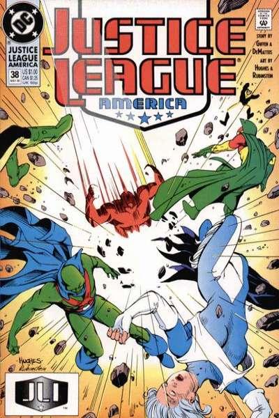 Justice League (1987 series) #38, VF+ (Stock photo)