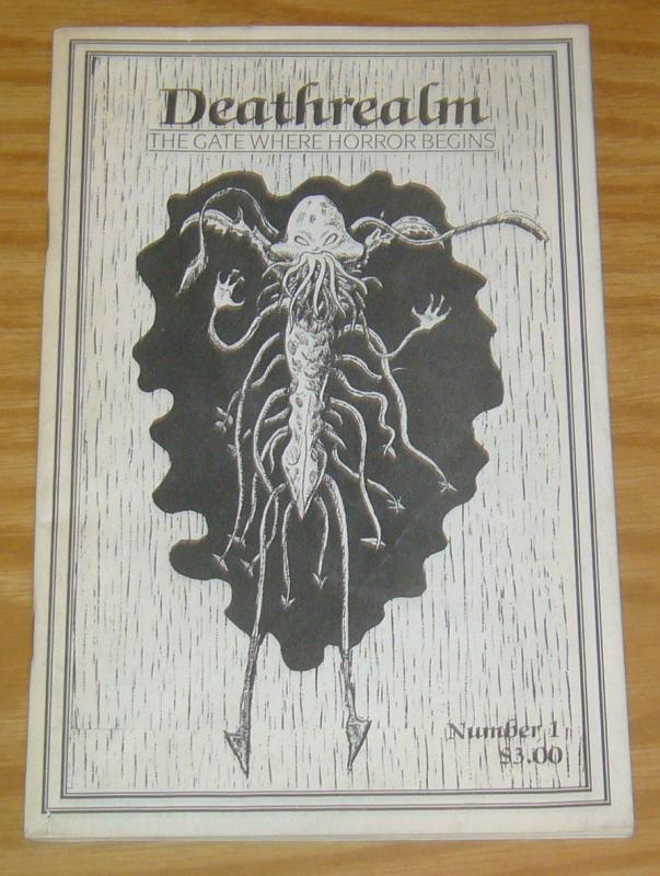 DeathRealm Magazine #1 VG the gate where horror beings - ashcan size 1987 rare 