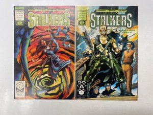 3 Stalkers MARVEL comic books #10 11 12 26 KM15