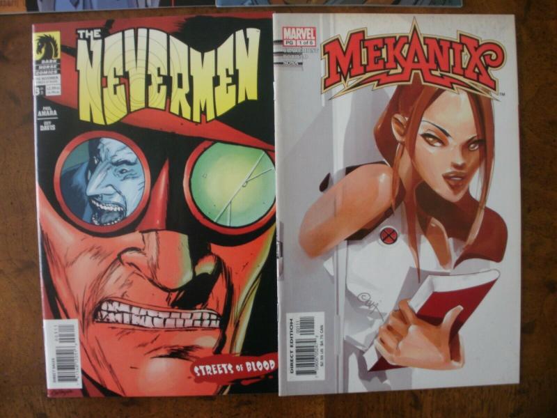 6 Comic Book: Dean Koontz's NEVERMORE #1 2 THE NEVERMEN #1 2 3 MEKANIX #1