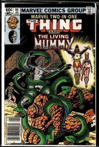 Marvel Two-in-One #95 (1983) The Living Mummy