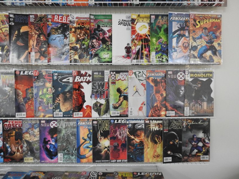 Huge Lot 180+ Comics W/ Fantastic Four, Flash, Wolverine, +More! Avg VF- Cond!