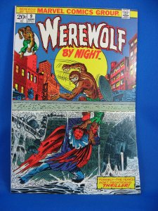 WEREWOLF BY NIGHT 9 F VF 1973