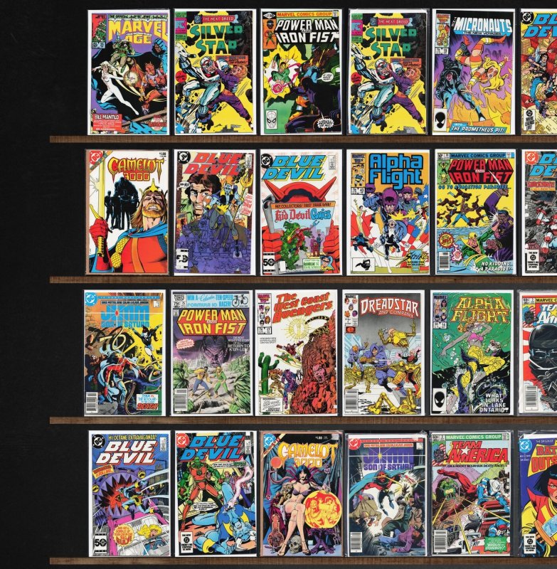 Huge Lot 140+ Comics with Blue Devil, Daredevil, Team America & More!