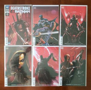 DEATHSTROKE 30, 31, 32, 33, 34, 35 VS BATMAN MATTINA VARIANTS