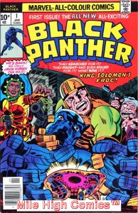 BLACK PANTHER (1976 Series)  (MARVEL) #1 BRITISH Near Mint Comics Book