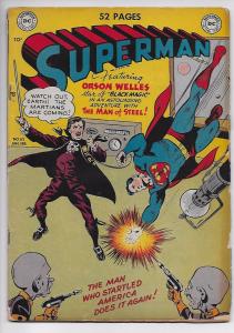 Superman #62 - Orson Welles / Mr Mxyztplk (DC, 1950) - GD/VG