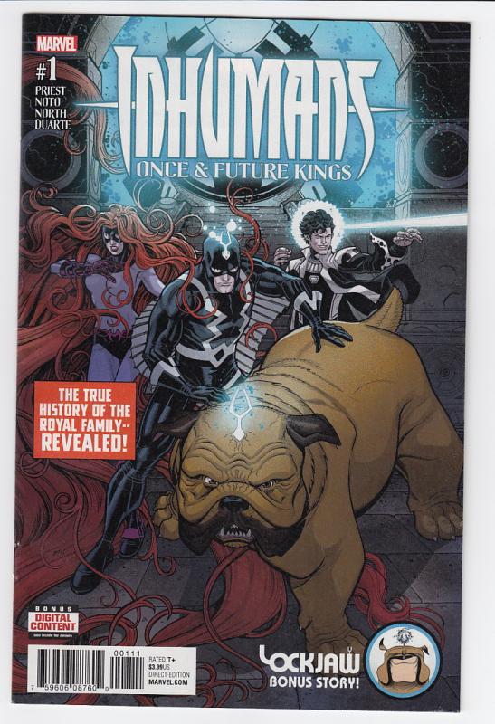 INHUMANS ONCE FUTURE KINGS (2017 MARVEL) #1 NM