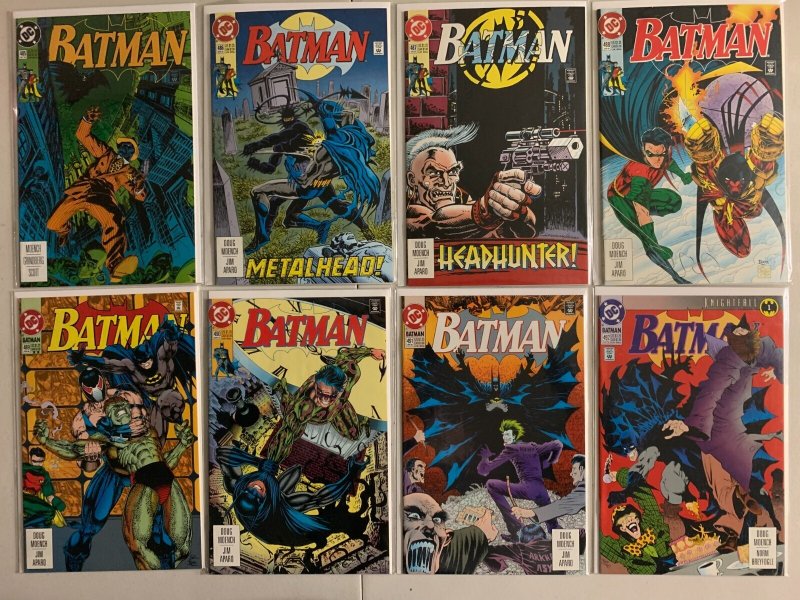 Batman comics run #461-500 incl variant + 1 ann + 1 free comic 43 diff (1991-93)