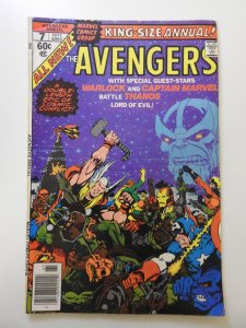 The Avengers Annual #7 (1977) Sharp VG/Fine Condition! vs Thanos!