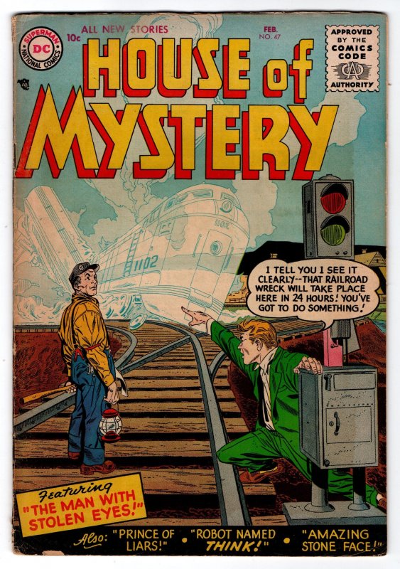 House of Mystery #47 (1956)  G/VG 3.0 DC