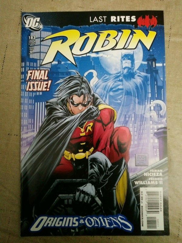 ROBIN (1993 Series) #183 Final Issue 2009 Fabian Nicieza