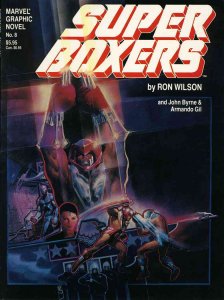 Marvel Graphic Novel #8 FN ; Marvel | Super Boxers Sienkiewicz