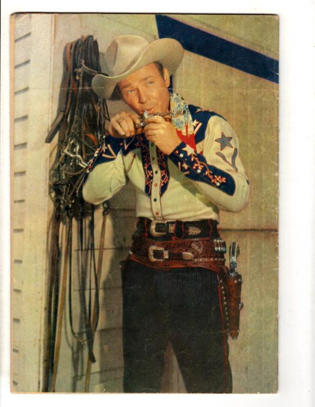 Roy Rogers Comics # 4 VG/FN Dell Golden Age Comic Book Cowboy Western Photo JL10