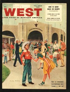 MAG: West-The Voice of Western America #1 1956-1st issue-high grade -From the...