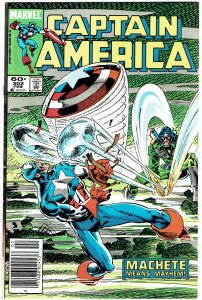 Captain America #302  1st Machete Newsstand  NM