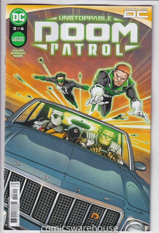 UNSTOPPABLE DOOM PATROL (2023 DC) #3 CVR A CHRIS BURNHAM NM R01646