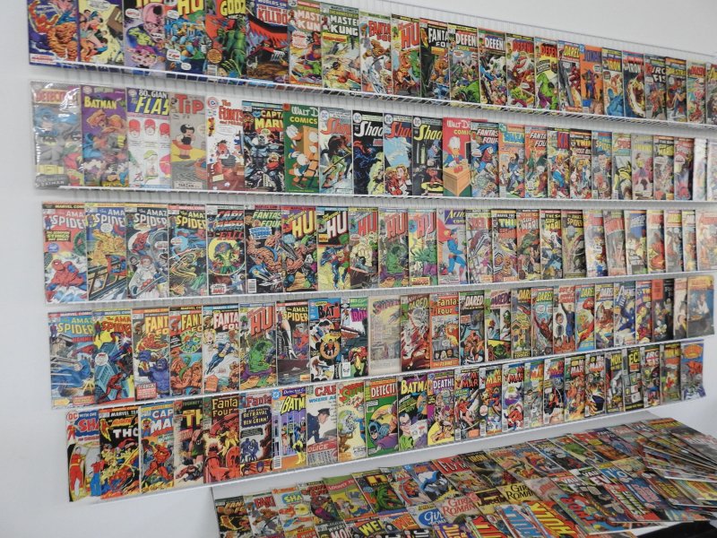 Huge Lot of 180+ Low Grade Comics W/ Spider-Man, Daredevil, Hulk, +More!