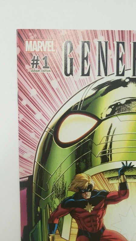 Generations The Bravest #1 1:25 Incentive Variant Captain Marvel 2017 Marvel