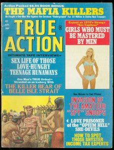 MAG: TRUE ACTION APRIL 1970-MAFIA KILLERS-TEENAGE RUNAWAYS FN