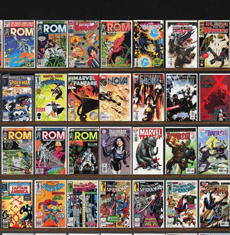 Huge Lot 150+ Comics with Rom, Captain America, Alpha Flight & More!