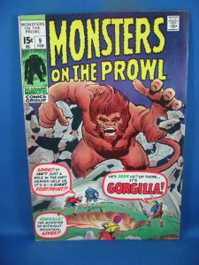 MONSTERS ON THE PROWL 9 F MARVEL 1970