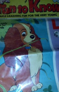 1973 Walt Disney FUN TO KNOW Magazine #12 VG+ 4.5 Lady & the Tramp / Fisherman