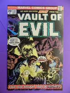 VAULT OF EVIL # 22 NEWSTAND INK ON TOP