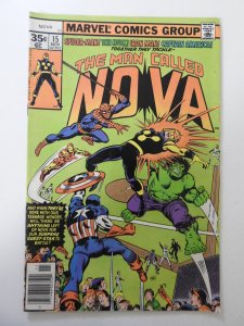 Nova #15 (1977) VG Condition moisture stain, tears bottom front cover