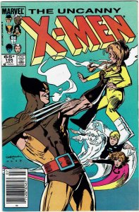 Uncanny X-Men #195 Chris Claremont John Romita Jr. Power Pack Newsstand VF