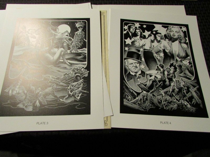 1988 Nightmares In Blood 12 Plate Portfolio by Stephen Fabian Signed #320/1800