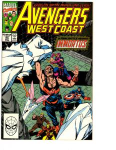 10 Avengers West Coast Marvel Comic Books # 61 62 63 64 65 66 67 68 69 70 BH6