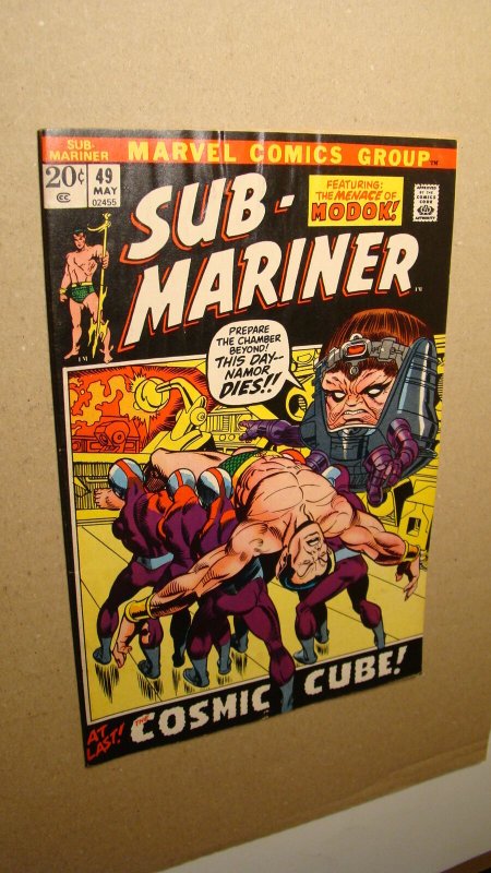 SUB-MARINER 49 *SOLID* VS DOCTOR DOOM M.O.D.A.K. 1971 MARVEL