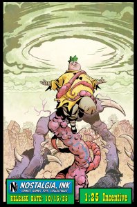 Godzilla Escape the Deadzone #3 1:25 Delpeche Var IDW PRESALE PROSHIPS 10/15