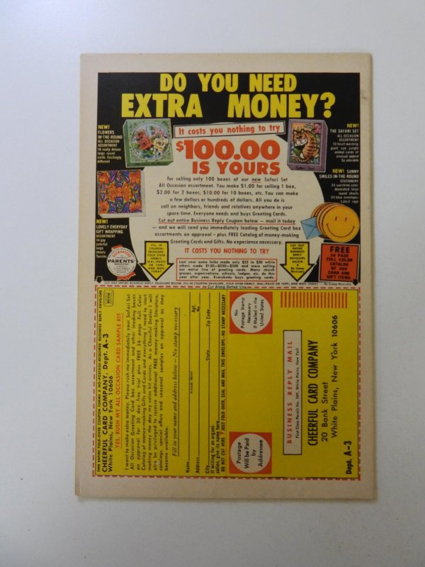 The Amazing Spider-Man #106 VG+ condition top staple detached from cover