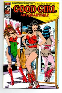 Good Girl Art Quarterly #12 - Betty Page - Femforce - AC Comics - 1993 - NM 