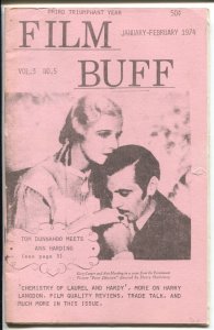 Film Buff Vol.3 #5 2/19743-Lauel & Hardy-historic-Gary Cooper-Ann Harding-VG