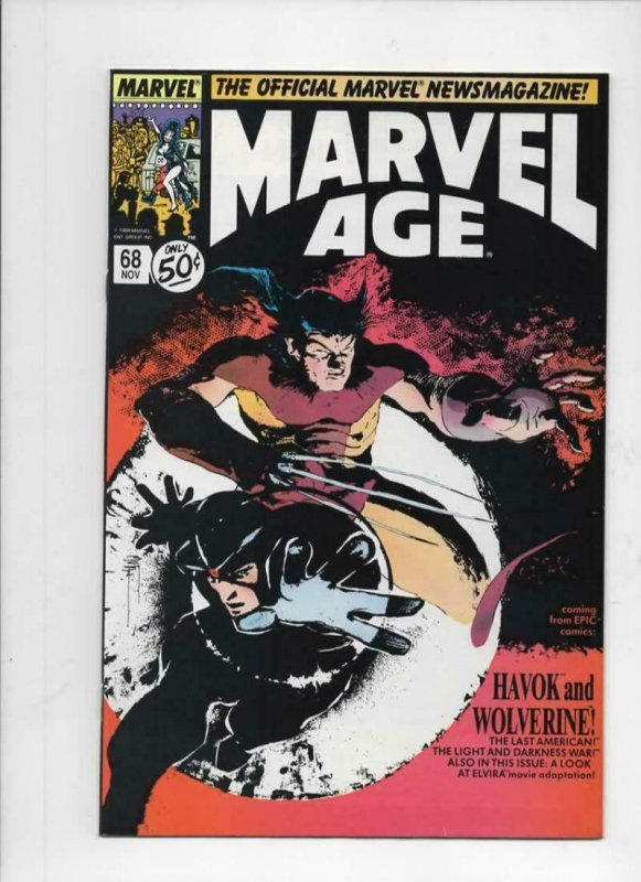 MARVEL AGE #68 69 70, VF/NM, InHumans Wolverine, 1985 1988 more in store, 3 iss 