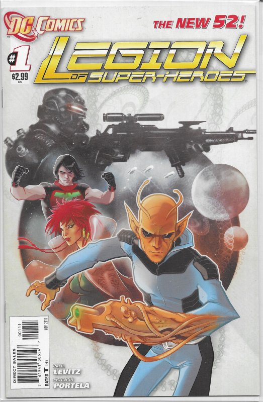 Legion of Super-Heroes (vol. 7, 2011) #  1 (1st print) VF (New 52) Levitz