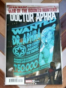 STAR WARS: Wanted Poster Set of 5 (Marvel 2021) NM Unread, Boba Jango Fett Aphra 