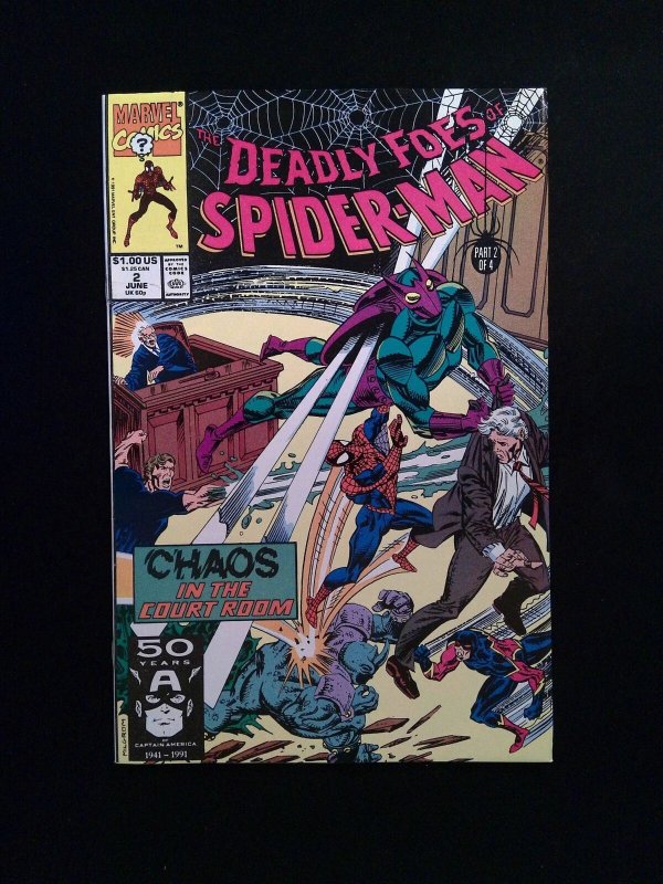 Deadly Foes of Spider-Man #3  MARVEL Comics 1991 FN